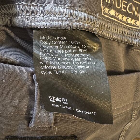 Irideon Womens Equestrian Riding Tights Knee Patch Breeches Gray Size Small - Picture 2 of 8